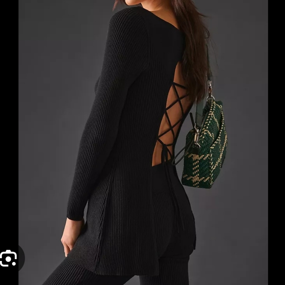 Daily Practice Laceback sweater